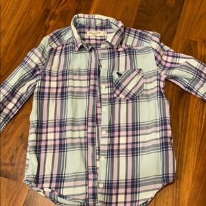 Abercrombie and Fitch girls flannel